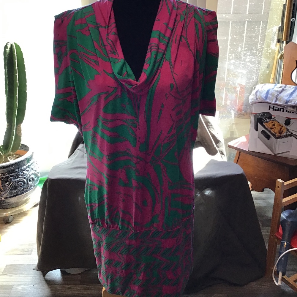 BCBG MAXAZRIA BANDED MINI DRESS